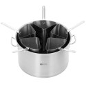 Garnek do gotowania makronu z 5 wkładami śr. 45 cm 44 l