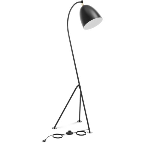 Lampa podłogowa metalowa z regulowanym kloszem E27 125 cm Lampa podłogowa metalowa z regulowanym kloszem E27 125 cm