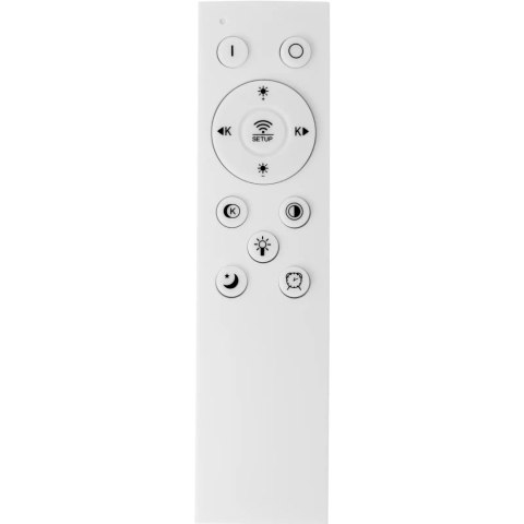 Lampa sufitowa nowoczesna LED z pilotem - 4 białe okręgi Lampa sufitowa nowoczesna LED z pilotem - 4 białe okręgi