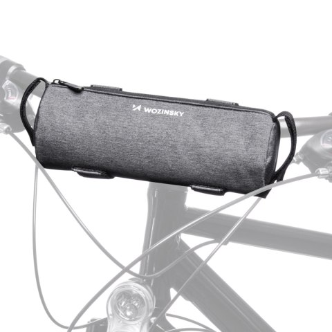 Torba rowerowa termiczna na bidon butelkę mocowana do ramy lub kierownicy 0.7L szara Torba rowerowa termiczna na bidon butelkę mocowana do ramy lub kierownicy 0.7L szara