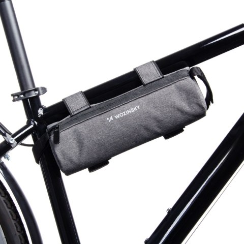 Torba rowerowa termiczna na bidon butelkę mocowana do ramy lub kierownicy 0.7L szara Torba rowerowa termiczna na bidon butelkę mocowana do ramy lub kierownicy 0.7L szara