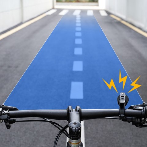 Nowoczesny dzwonek rowerowy kierunkowy dźwięk - czarny Nowoczesny dzwonek rowerowy kierunkowy dźwięk - czarny