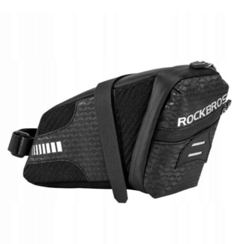 Torba rowerowa wodoodporna mocowana pod siodełko pojmność 1.5L czarna Torba rowerowa wodoodporna mocowana pod siodełko pojmność 1.5L czarna