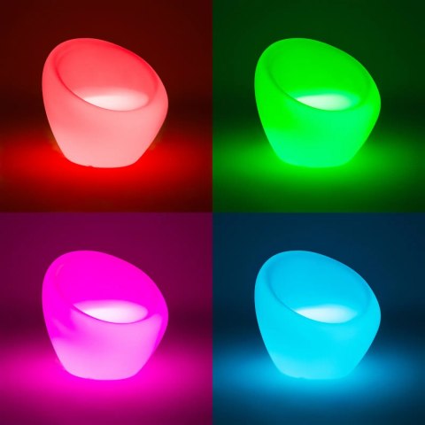Fotel klubowy barowy podświetlany LED 62 x 68 cm Fotel klubowy barowy podświetlany LED 62 x 68 cm