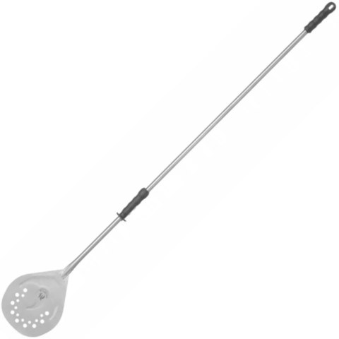 Łopata do pizzy Olimpia okrągła perforowana z przesuwanym uchwytem 200 x 1700 mm Łopata do pizzy Olimpia okrągła perforowana z przesuwanym uchwytem 200 x 1700 mm