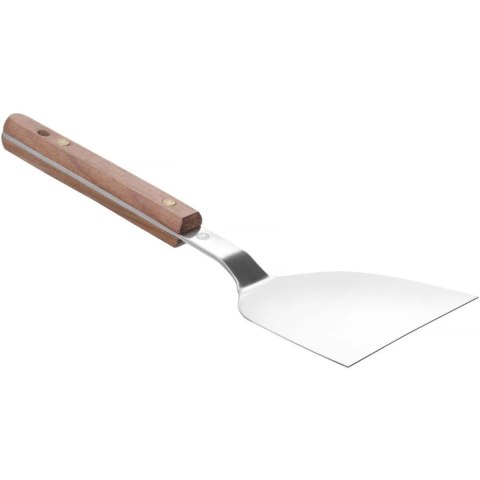 Łopatka do Teppanyaki burgerów jajek z drewnianym uchwytem 240 x 105 mm Łopatka do Teppanyaki burgerów jajek z drewnianym uchwytem 240 x 105 mm