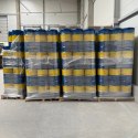 Beczka stalowa metalowa TH 60L korki 2 i 3/4 - NIEBIESKO-ŻÓŁTA