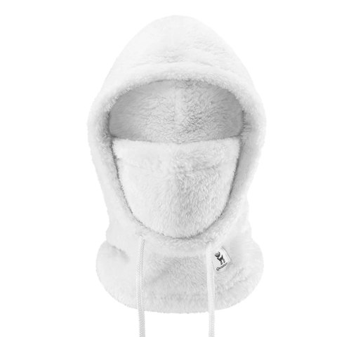 Ciepła kominiarka z futerka zimowa narciarska Arctic Velvet rozmiar L - biała Ciepła kominiarka z futerka zimowa narciarska Arctic Velvet rozmiar L - biała