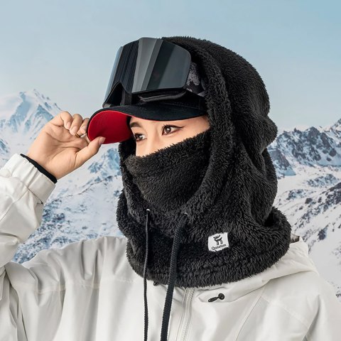 Kominiarka narciarska Qunature Arctic Velvet rozmiar M - czarna Kominiarka narciarska Qunature Arctic Velvet rozmiar M - czarna