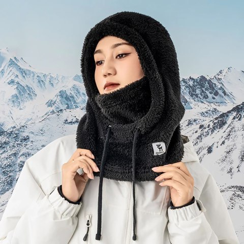 Kominiarka narciarska Qunature Arctic Velvet rozmiar M - czarna Kominiarka narciarska Qunature Arctic Velvet rozmiar M - czarna