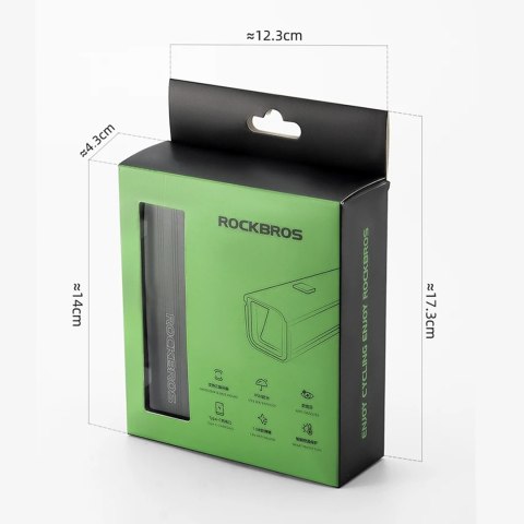 Lampka rowerowa przednia 5000mAh 1500lm IPX6 mocowanie Garmin i GoPro - czarna Lampka rowerowa przednia 5000mAh 1500lm IPX6 mocowanie Garmin i GoPro - czarna