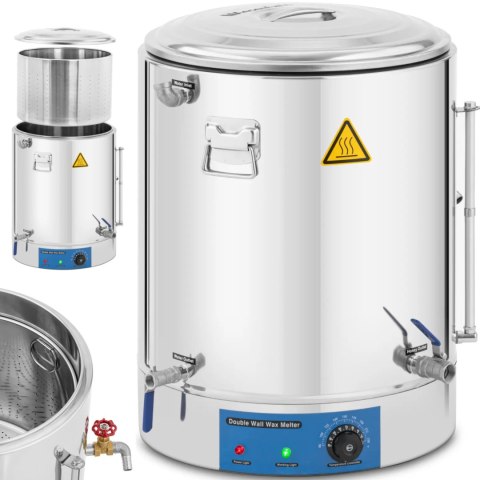 Odstojnik do miodu z płaszczem grzewczym 70 l 30-110C 3000 W Odstojnik do miodu z płaszczem grzewczym 70 l 30-110C 3000 W