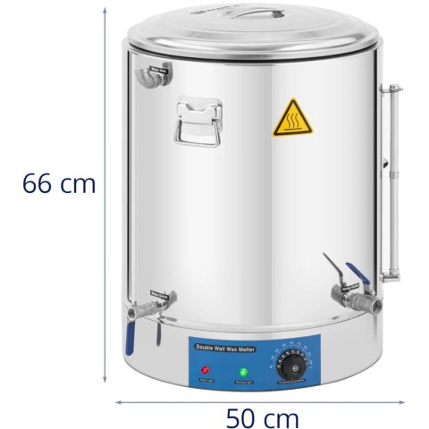 Odstojnik do miodu z płaszczem grzewczym 70 l 30-110C 3000 W Odstojnik do miodu z płaszczem grzewczym 70 l 30-110C 3000 W