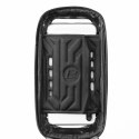 Sakwa rowerowa na ramę pancerna z kieszonką na telefon nawigację 1.7l - czarna