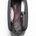 Sakwa rowerowa na ramę pancerna z kieszonką na telefon nawigację 1.7l - czarna