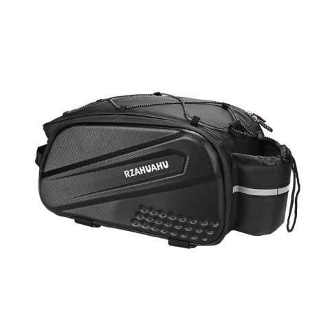 Torba rowerowa 10l na bagażnik z kieszeniami bocznymi 38.5x19.5x16cm - czarna Torba rowerowa 10l na bagażnik z kieszeniami bocznymi 38.5x19.5x16cm - czarna