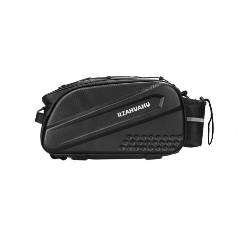 Torba rowerowa 10l na bagażnik z kieszeniami bocznymi 38.5x19.5x16cm - czarna Torba rowerowa 10l na bagażnik z kieszeniami bocznymi 38.5x19.5x16cm - czarna