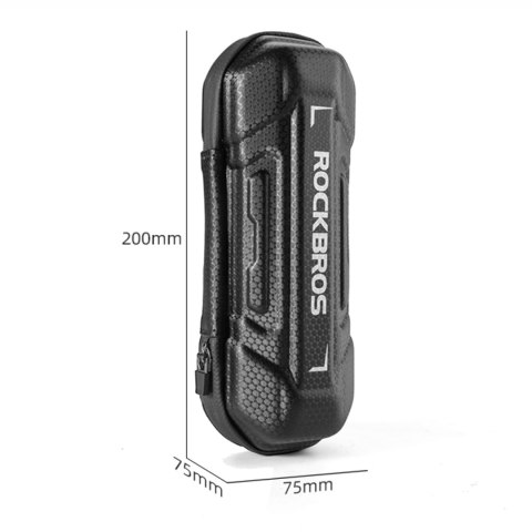 Torba rowerowa na narzędzia mocowana w uchwycie na bidon 0.65l - czarna Torba rowerowa na narzędzia mocowana w uchwycie na bidon 0.65l - czarna