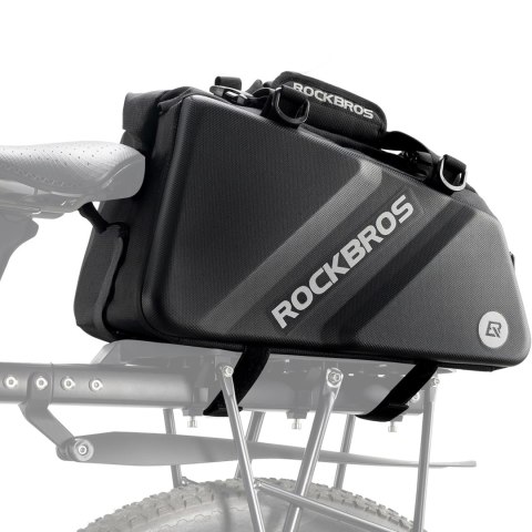 Torba sportowa i rowerowa mocowana na bagażnik 11.6l - czarna Torba sportowa i rowerowa mocowana na bagażnik 11.6l - czarna