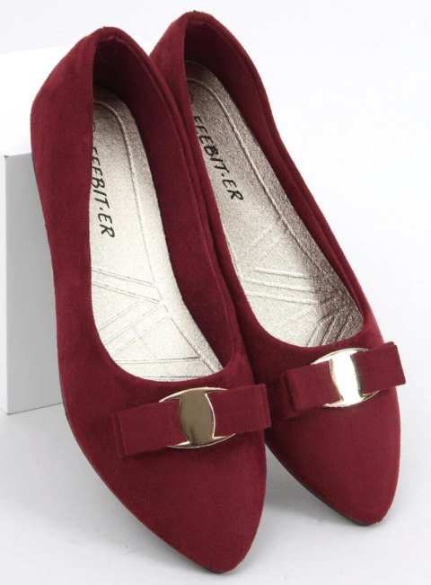 Baleriny damskie JANYA WINE RED Baleriny damskie JANYA WINE RED