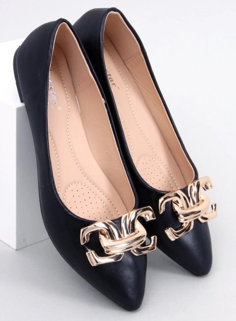 Baleriny eleganckie z klamerką SIMONA BLACK Baleriny eleganckie z klamerką SIMONA BLACK