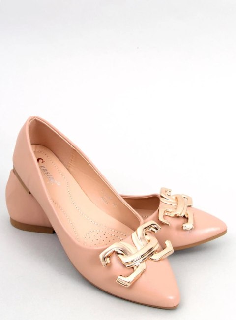 Baleriny eleganckie z klamerką SIMONA KHAKI Baleriny eleganckie z klamerką SIMONA KHAKI
