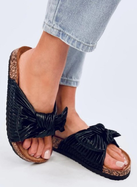 Klapki korkowe MOSS BLACK Klapki korkowe MOSS BLACK