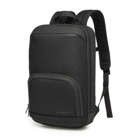 Plecak Premium na laptopa 15.6'' wodoodporny 42x11x30 cm - czarny Plecak Premium na laptopa 15.6'' wodoodporny 42x11x30 cm - czarny