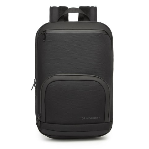 Plecak Premium na laptopa 15.6'' wodoodporny 42x11x30 cm - czarny Plecak Premium na laptopa 15.6'' wodoodporny 42x11x30 cm - czarny