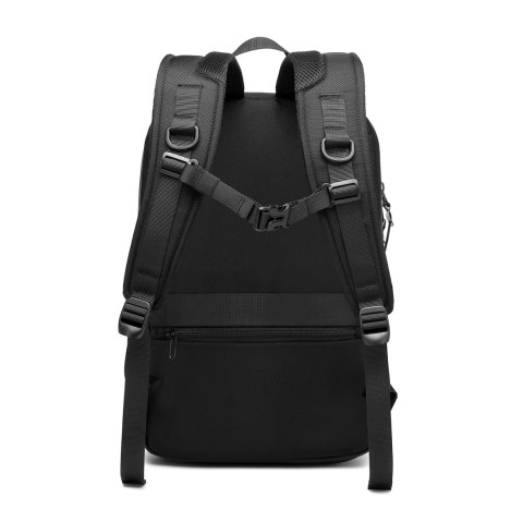 Plecak Premium na laptopa 15.6'' wodoodporny 42x11x30 cm - czarny Plecak Premium na laptopa 15.6'' wodoodporny 42x11x30 cm - czarny