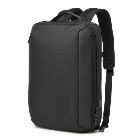 Plecak torba Premium na laptopa 15.6'' z paskiem USB 42x8x28cm - czarny Plecak torba Premium na laptopa 15.6'' z paskiem USB 42x8x28cm - czarny