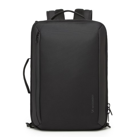 Plecak torba Premium na laptopa 15.6'' z paskiem USB 42x8x28cm - czarny Plecak torba Premium na laptopa 15.6'' z paskiem USB 42x8x28cm - czarny