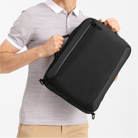 Plecak torba Premium na laptopa 15.6'' z paskiem USB 42x8x28cm - czarny Plecak torba Premium na laptopa 15.6'' z paskiem USB 42x8x28cm - czarny