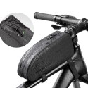 Torba rowerowa mocowana na ramę wodoodporna 1.5l AS-019 - czarna
