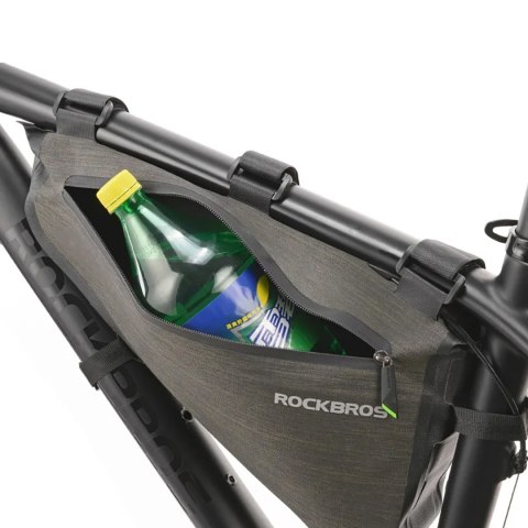 Torba rowerowa mocowane na ramę 5l AS-017 - ciemnozielona Torba rowerowa mocowane na ramę 5l AS-017 - ciemnozielona