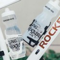 Uchwyt rowerowy na butelkę bidon mocowanie szyjką do dołu - czarny