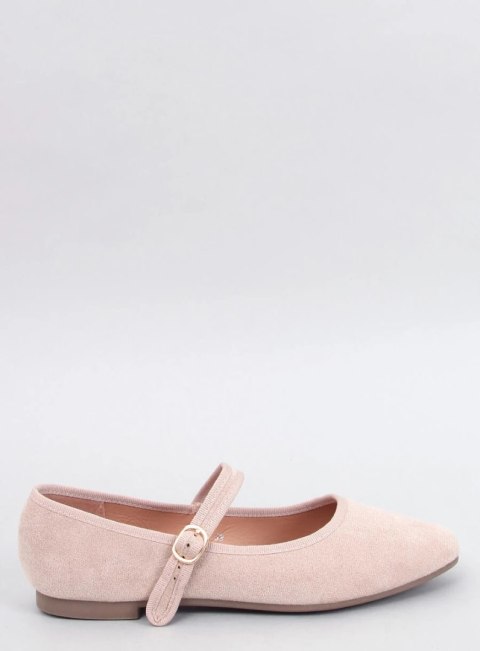 Baleriny w stylu Mary Jane GOLINS BEIGE Baleriny w stylu Mary Jane GOLINS BEIGE