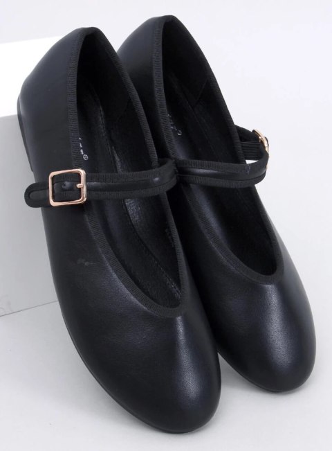 Baleriny z paseczkiem ROTARO BLACK Baleriny z paseczkiem ROTARO BLACK