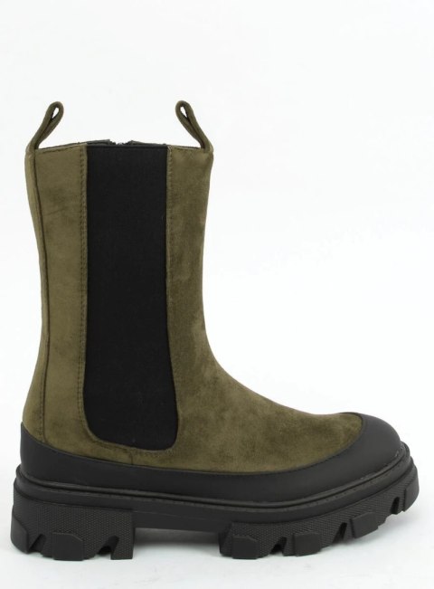 Botki sztyblety wysokie TELMA GREEN Botki sztyblety wysokie TELMA GREEN
