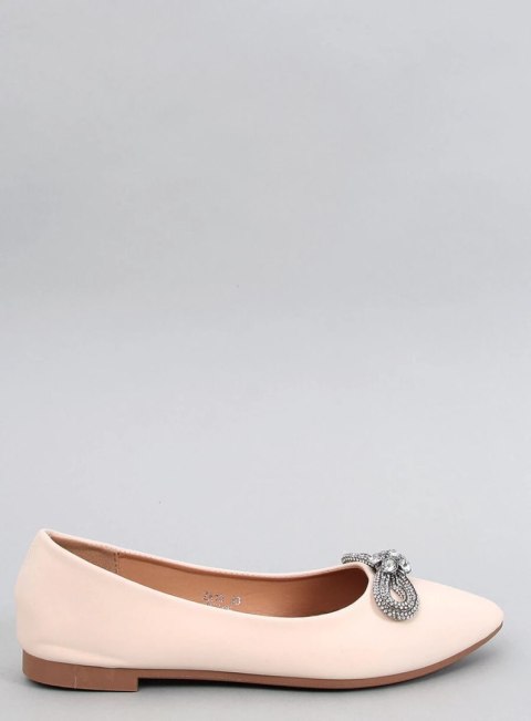 Baleriny z cyrkoniami DUVALL BEIGE Baleriny z cyrkoniami DUVALL BEIGE