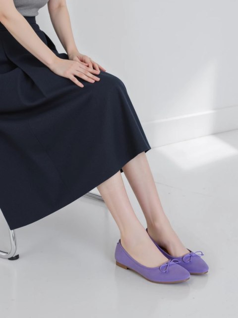 Damskie Baleriny BELLA PURPLE - Uroczy Minimalizm w Wyrazistym Odcieniu Damskie Baleriny BELLA PURPLE - Uroczy Minimalizm w Wyrazistym Odcieniu