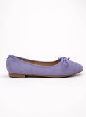 Damskie Baleriny BELLA PURPLE - Uroczy Minimalizm w Wyrazistym Odcieniu