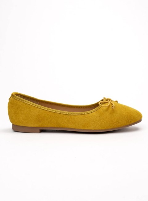 Damskie Baleriny BELLA YELLOW - Uroczy Minimalizm w Intensywnym Odcieniu Damskie Baleriny BELLA YELLOW - Uroczy Minimalizm w Intensywnym Odcieniu