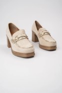 Damskie Loafersy ROYCE BEIGE
