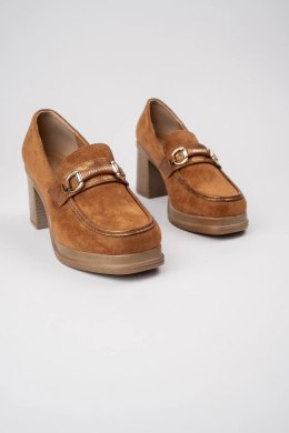 Damskie Loafersy ROYCE CAMEL - Luksus w Codziennej Odsłonie