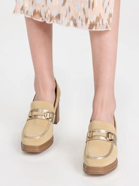 Damskie Loafersy ROYCE KHAKI - Nowoczesna Klasyka z Nutą Stylu Damskie Loafersy ROYCE KHAKI - Nowoczesna Klasyka z Nutą Stylu